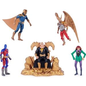 DC Comics, Black Adam and Justice Society Set, 4-inch Black Adam Toy Figures